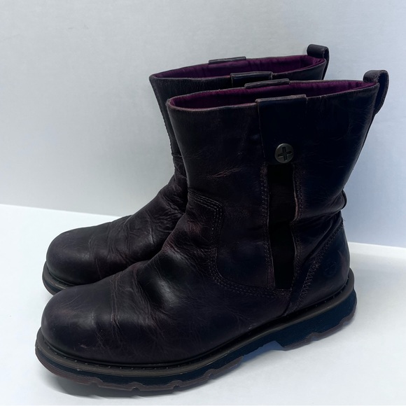 Dr. Martens Dark Brown Leather Boots - Picture 9 of 12